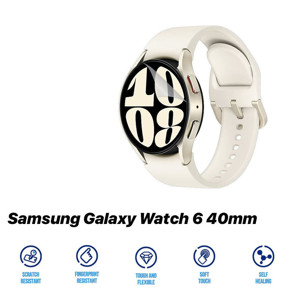 3 Pack High Definition Clear Hydrogel Screen Protector for Samsung Galaxy Watch 4 5 6 7 Ultra