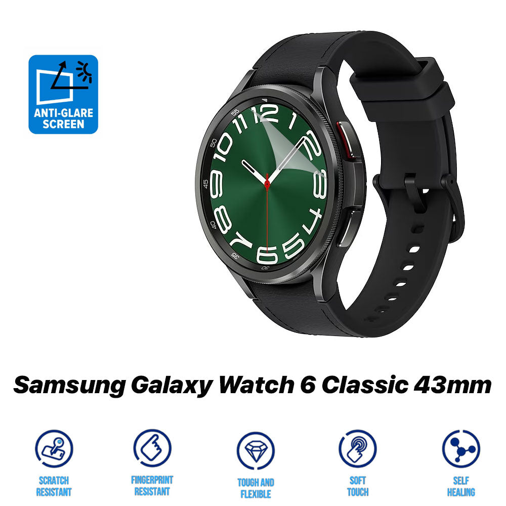 3 Pack Matte Anti Glare Hydrogel Screen Protector for Samsung Galaxy Watch 4 5 6 7 Ultra
