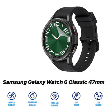 3 Pack High Definition Clear Hydrogel Screen Protector for Samsung Galaxy Watch 4 5 6 7 Ultra
