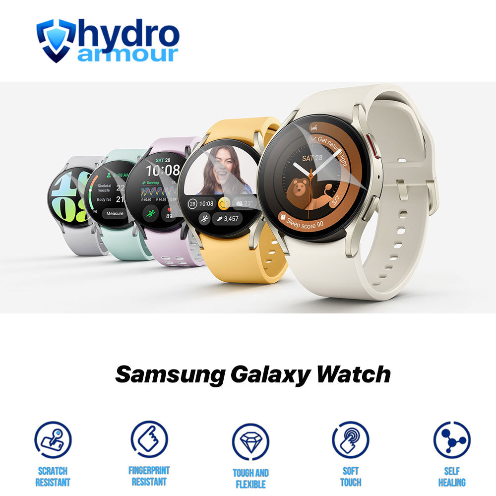 3 Pack High Definition Clear Hydrogel Screen Protector for Samsung Galaxy Watch 4 5 6 7 Ultra
