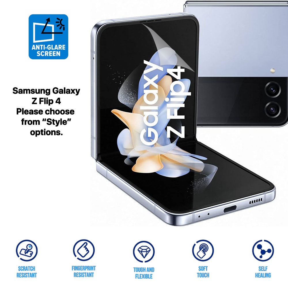 Heavy Duty Matte Anti-Glare Hydrogel Screen Protector | HD for Samsung Galaxy Z Flip 6 5 4 3 2