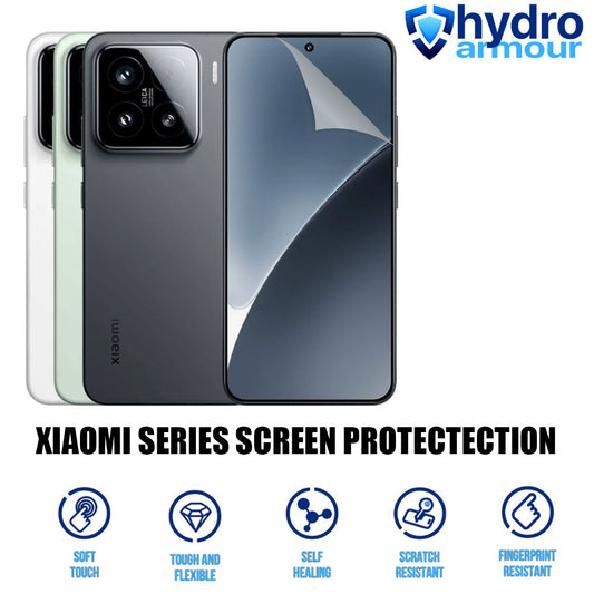 Heavy Duty Clear HD Hydrogel Screen Protector Anti-Scratch for Xiaomi 15 15T 15T Pro