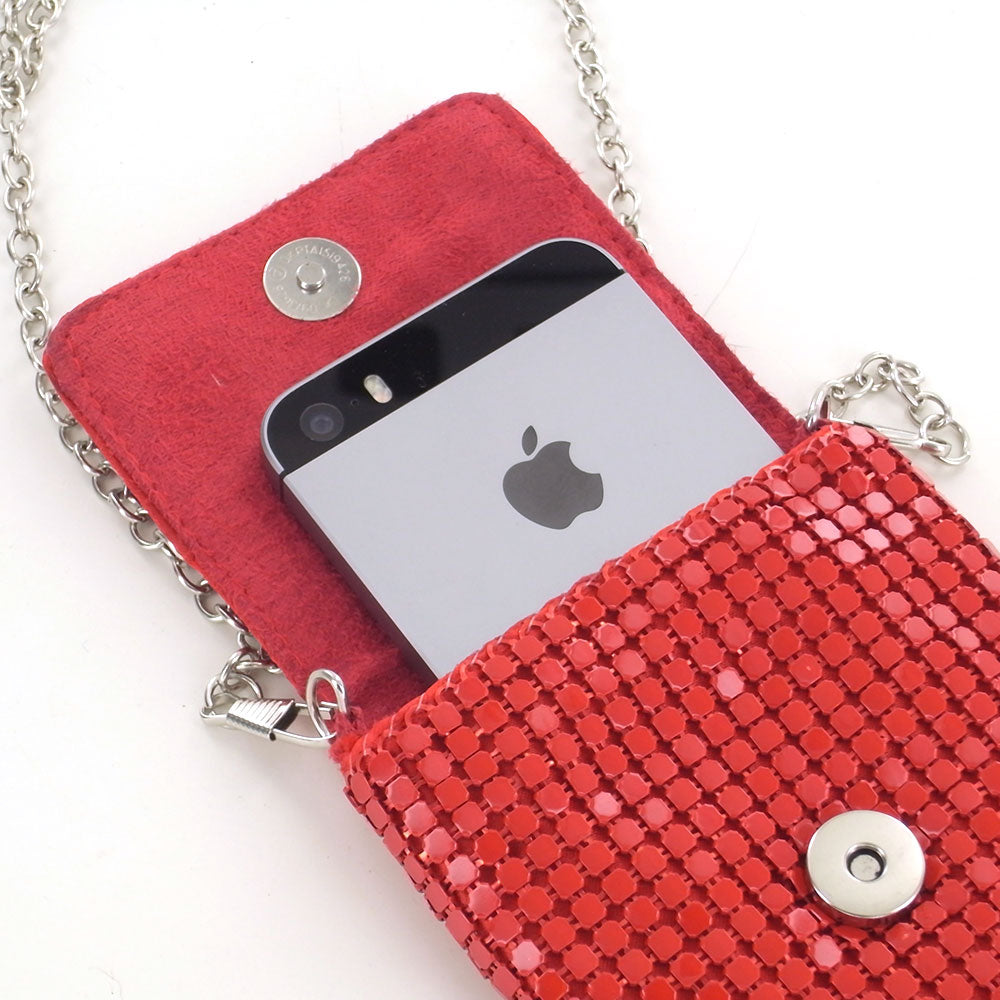 Crystal Case Hand Bag Sleeve Cover for iPhone Galaxy Apple Samsung Universal