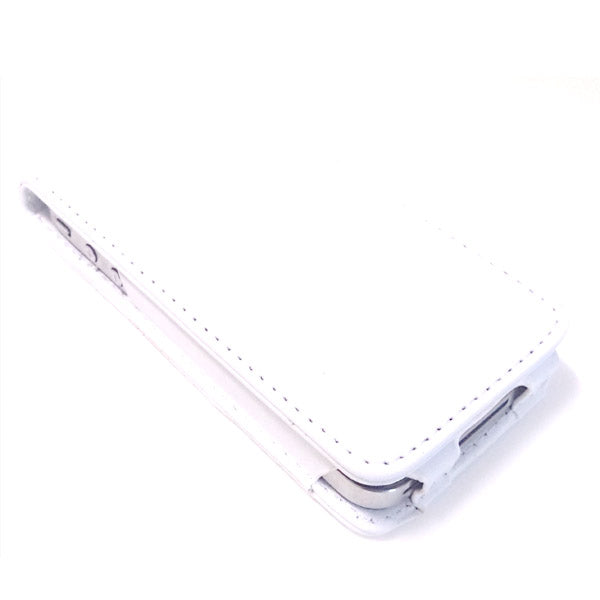 White Pink Faux Leather Case for Apple iPhone 4 4S