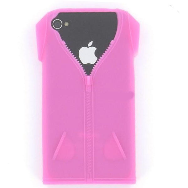Soft Rubber Case Fashion Jacket for the Apple iPhone 4 4S