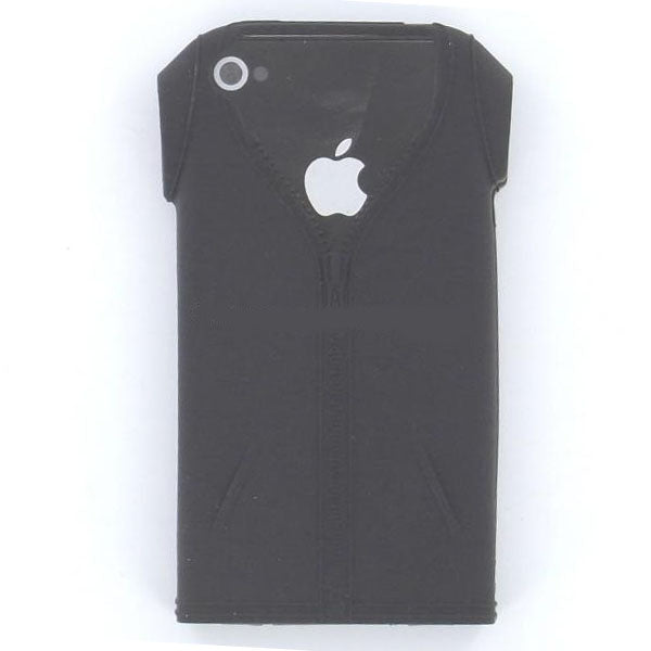 Soft Rubber Case Fashion Jacket for the Apple iPhone 4 4S
