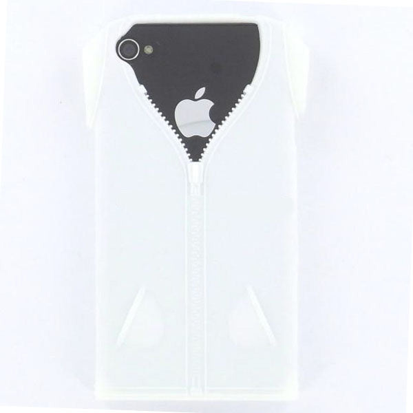 Soft Rubber Case Fashion Jacket for the Apple iPhone 4 4S