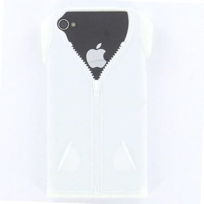 Soft Rubber Case Fashion Jacket for the Apple iPhone 4 4S