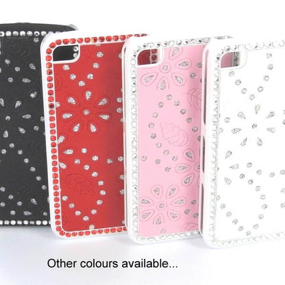 Luxury Bling Leather Diamond Crystal Case for the Apple iPhone 4 4S