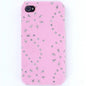 Luxury Bling Leather Diamond Crystal Case for the Apple iPhone 4 4S