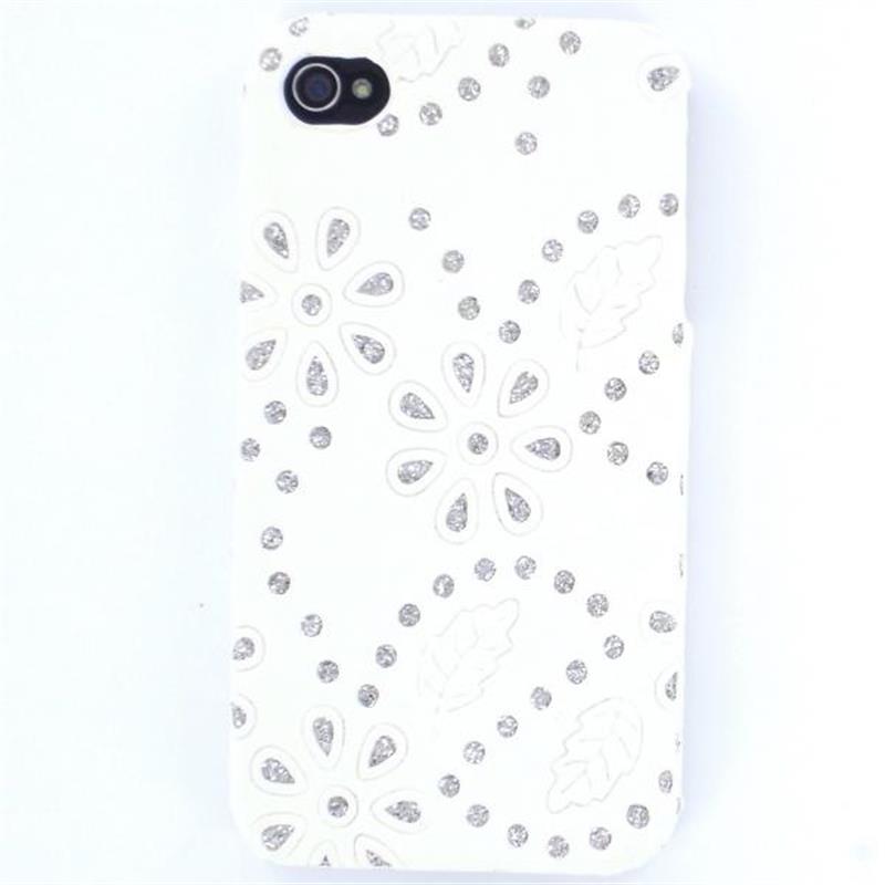 Luxury Bling Leather Diamond Crystal Case for the Apple iPhone 4 4S