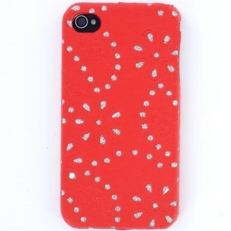 Luxury Bling Leather Diamond Crystal Case for the Apple iPhone 4 4S