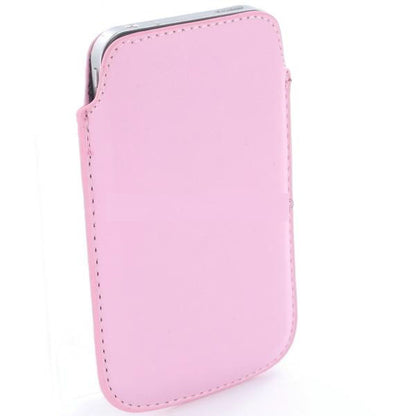 Pink Leather Case Bag Sleeve Cover for Apple iPhone 4 4S