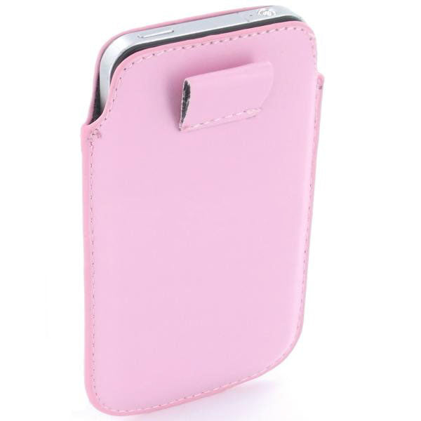 Pink Leather Case Bag Sleeve Cover for Apple iPhone 4 4S