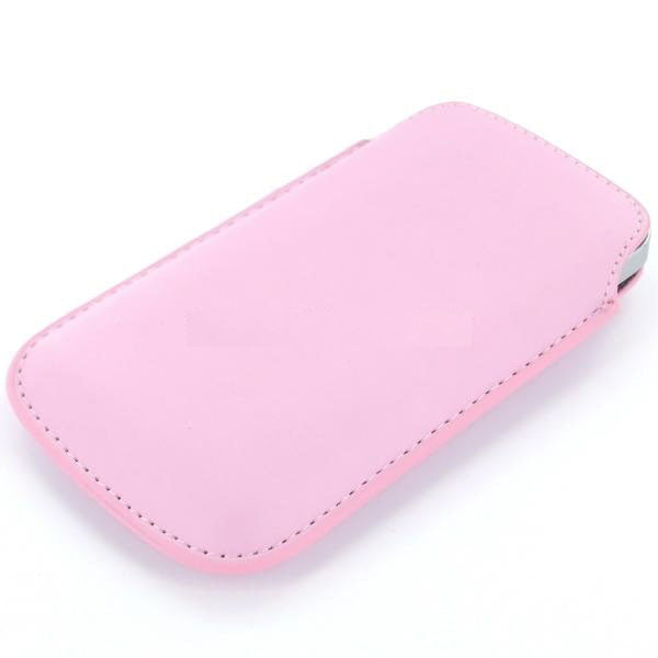 Pink Leather Case Bag Sleeve Cover for Apple iPhone 4 4S