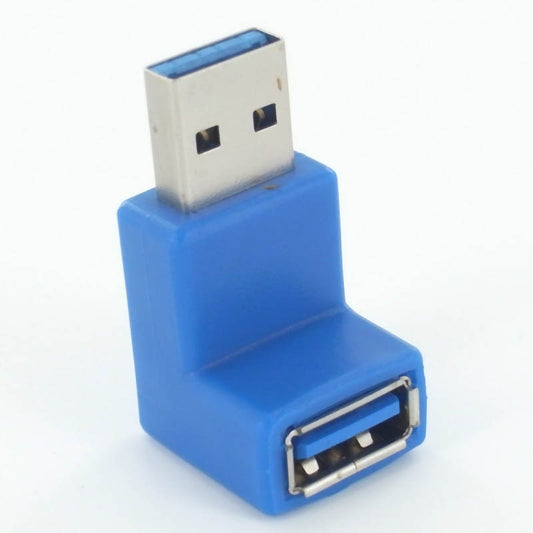 USB 3.0 Superspeed Adapter 90 Degree AM A type Male to BM B Type Female