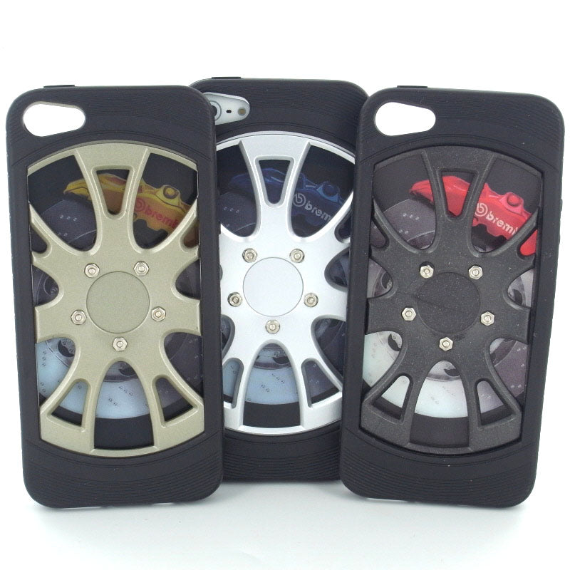 Heavy Duty Allow Wheel Case for Apple iPhone 5 5S SE BBS Ferrari BMW AMG Mercedes Benz