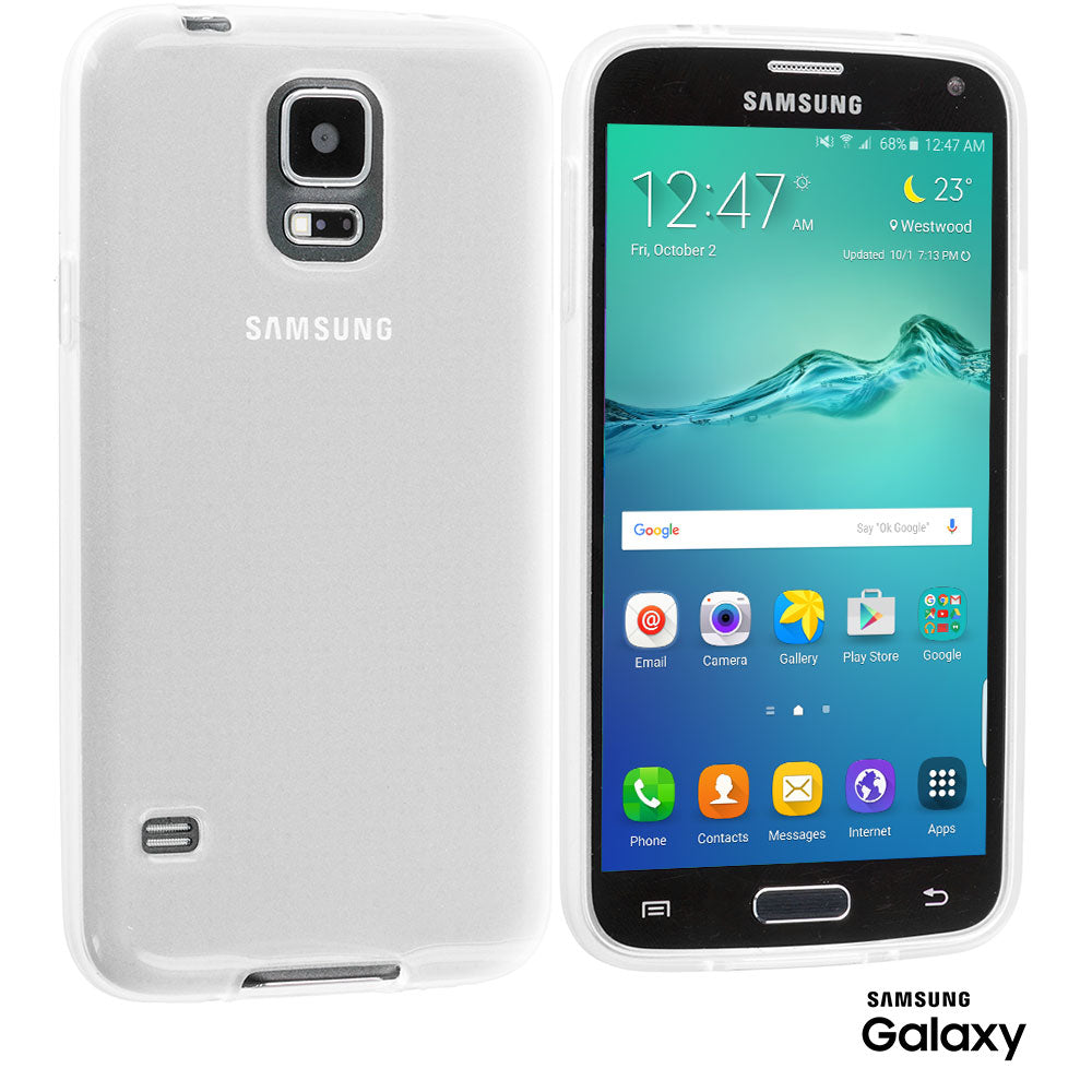 Clear Matt Case Cover for Samsung Galaxy S4 S5