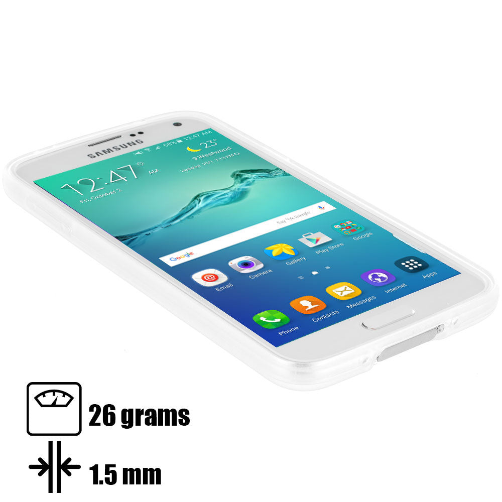 Clear Matt Case Cover for Samsung Galaxy S4 S5