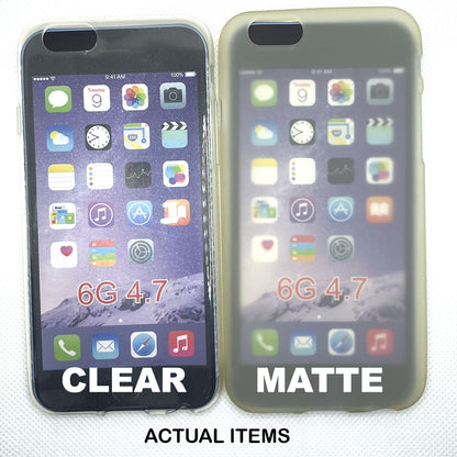 Soft Clear Matt Case for the Apple iPhone 6 6S 6 Plus 6S Plus