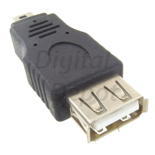 USB Type A Female to Mini USB B Male Adatper Converter