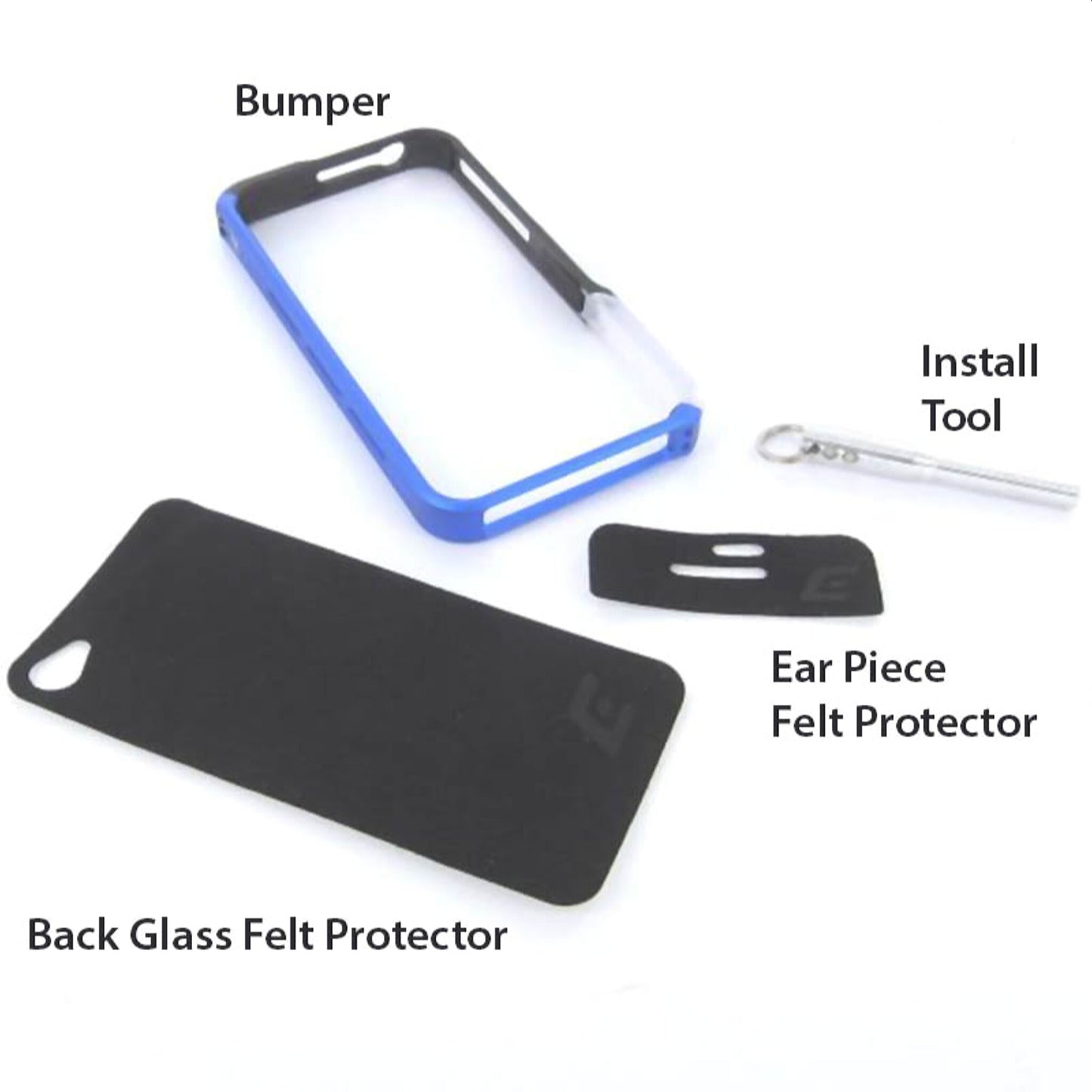 Element VaporPro Bumper Case Cover for the Apple iPhone 4 4S