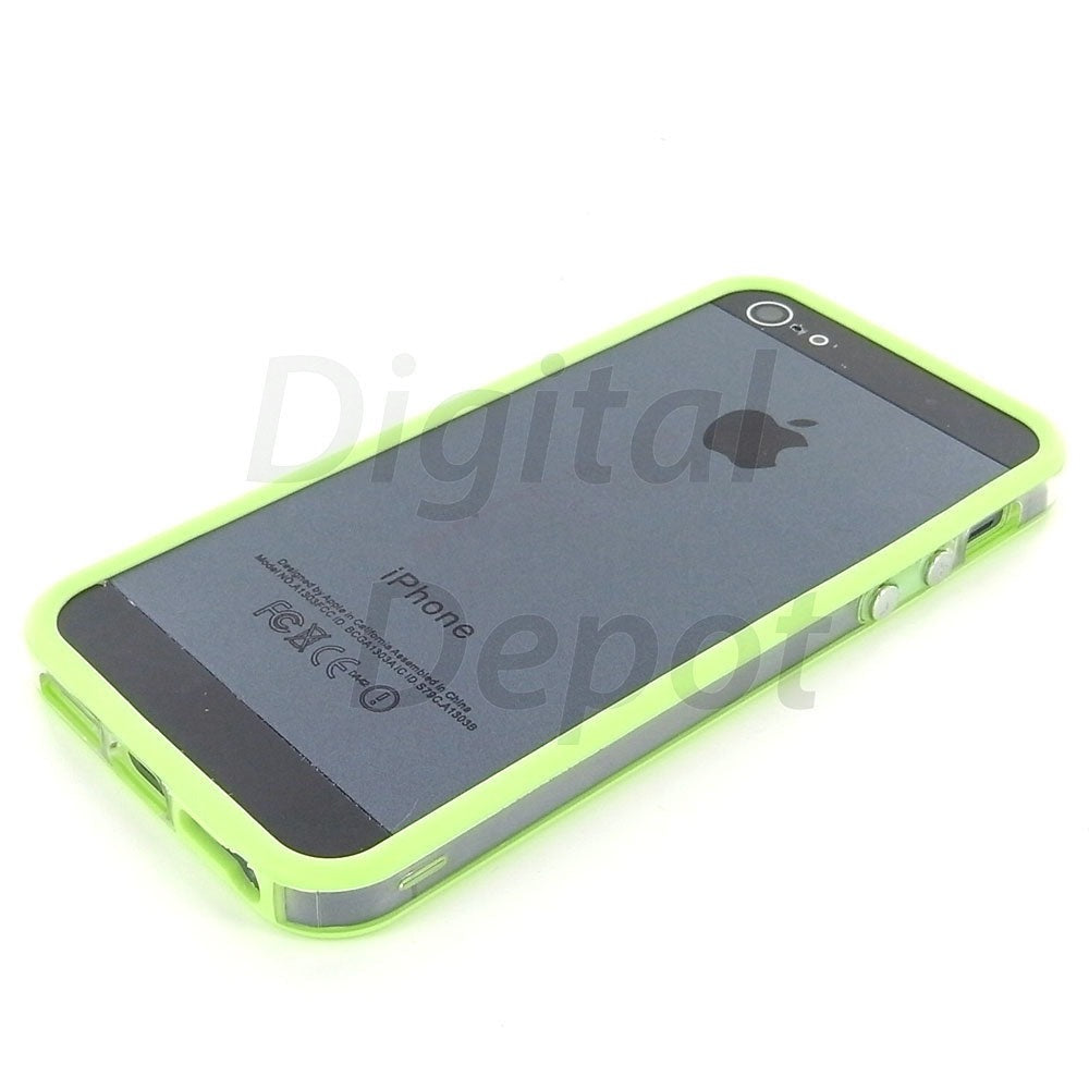Hard Bumper Clear Case Cover for the Apple iPhone 5 5S SE
