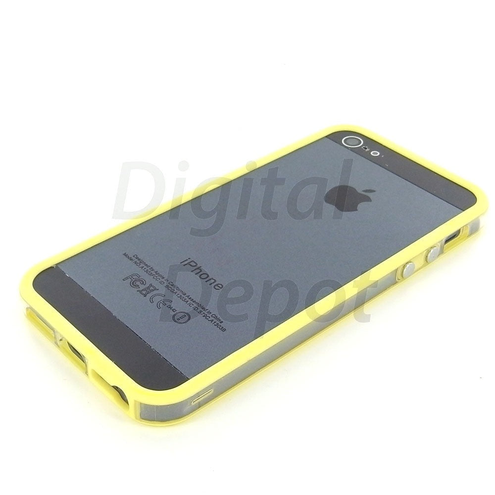 Hard Bumper Clear Case Cover for the Apple iPhone 5 5S SE