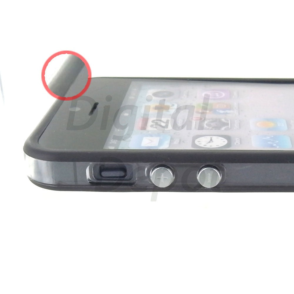 Hard Bumper Clear Case Cover for the Apple iPhone 5 5S SE