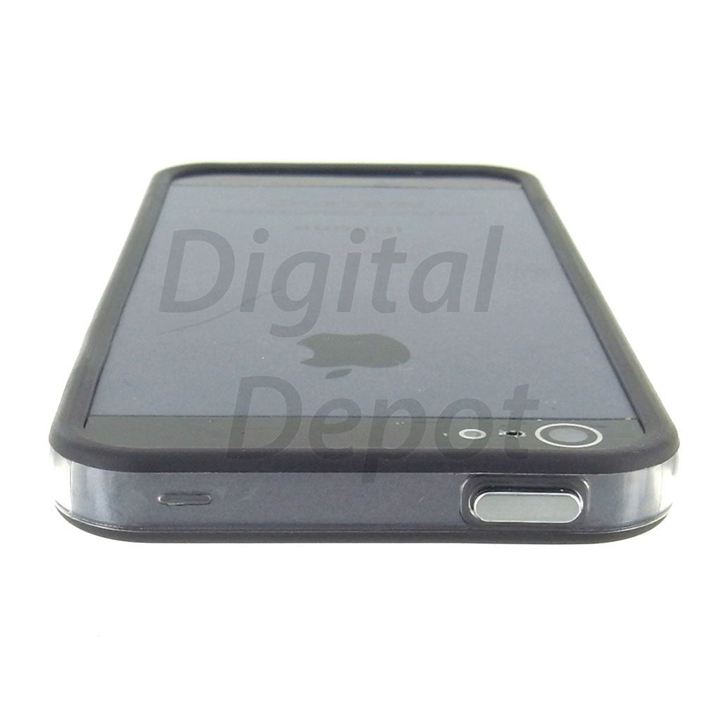 Hard Bumper Clear Case Cover for the Apple iPhone 5 5S SE