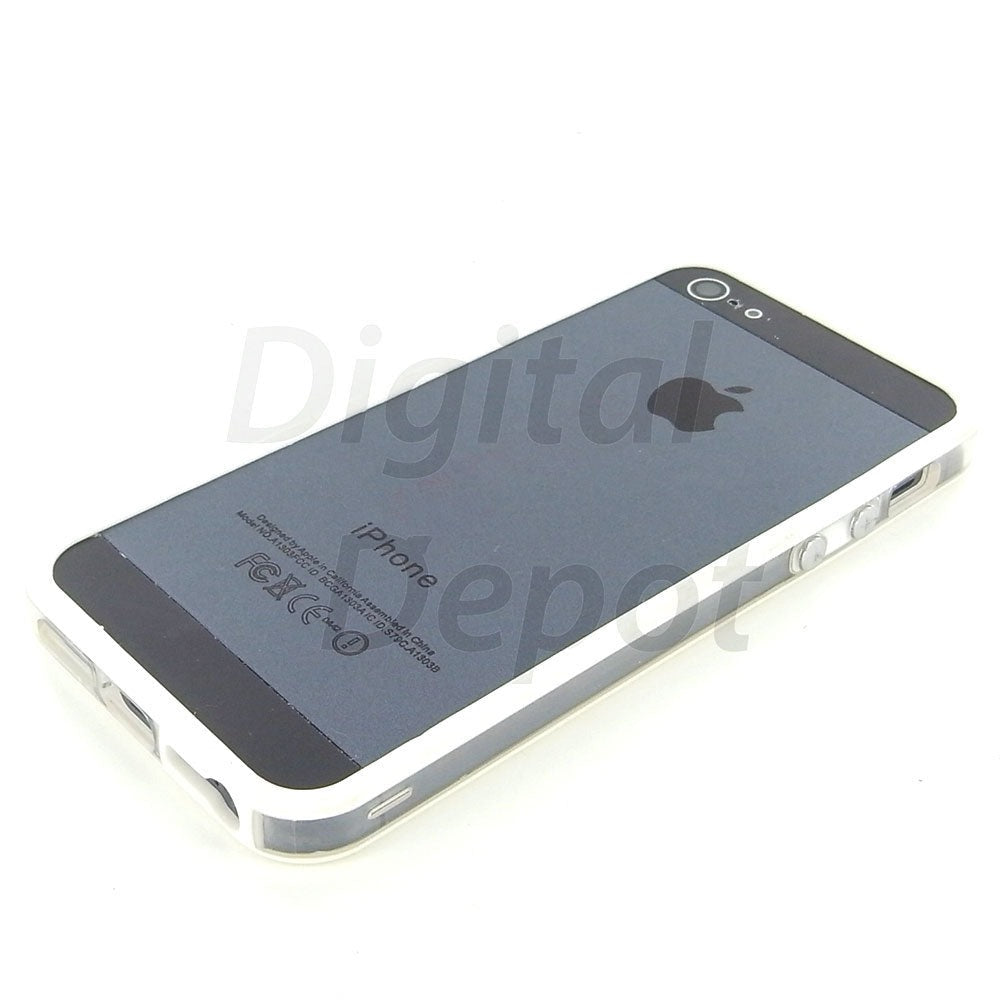 Hard Bumper Clear Case Cover for the Apple iPhone 5 5S SE