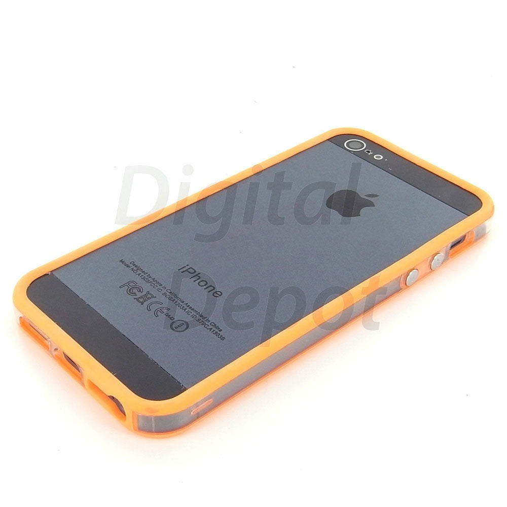 Hard Bumper Clear Case Cover for the Apple iPhone 5 5S SE