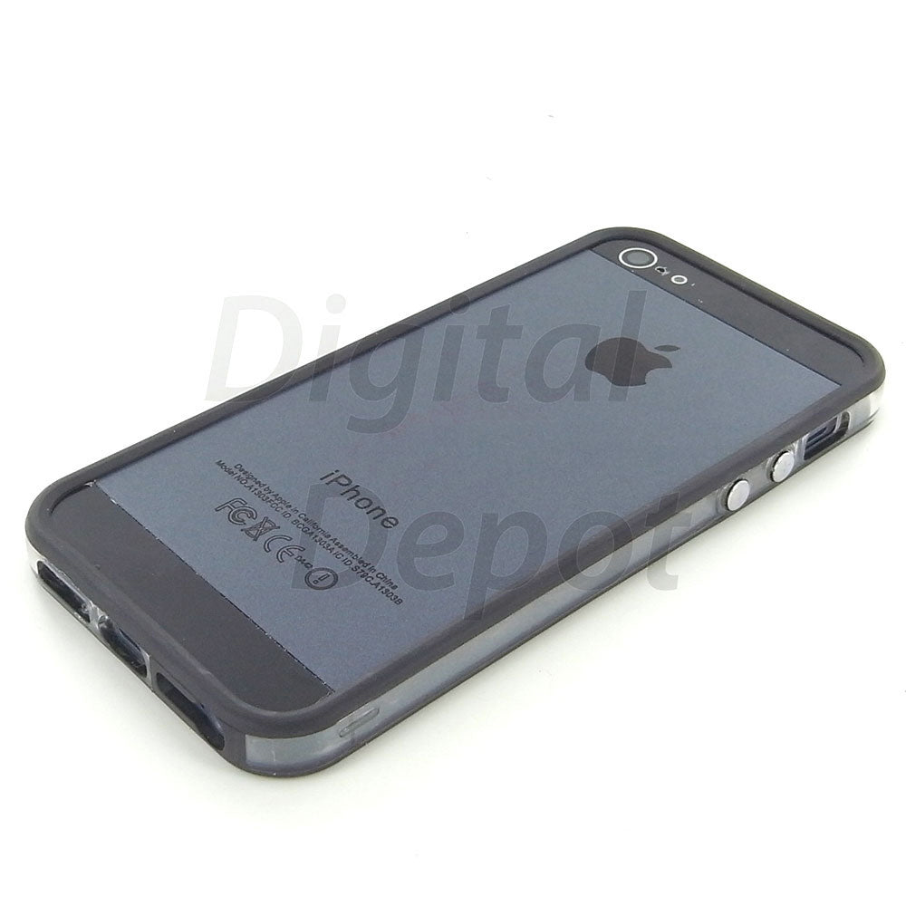 Hard Bumper Clear Case Cover for the Apple iPhone 5 5S SE