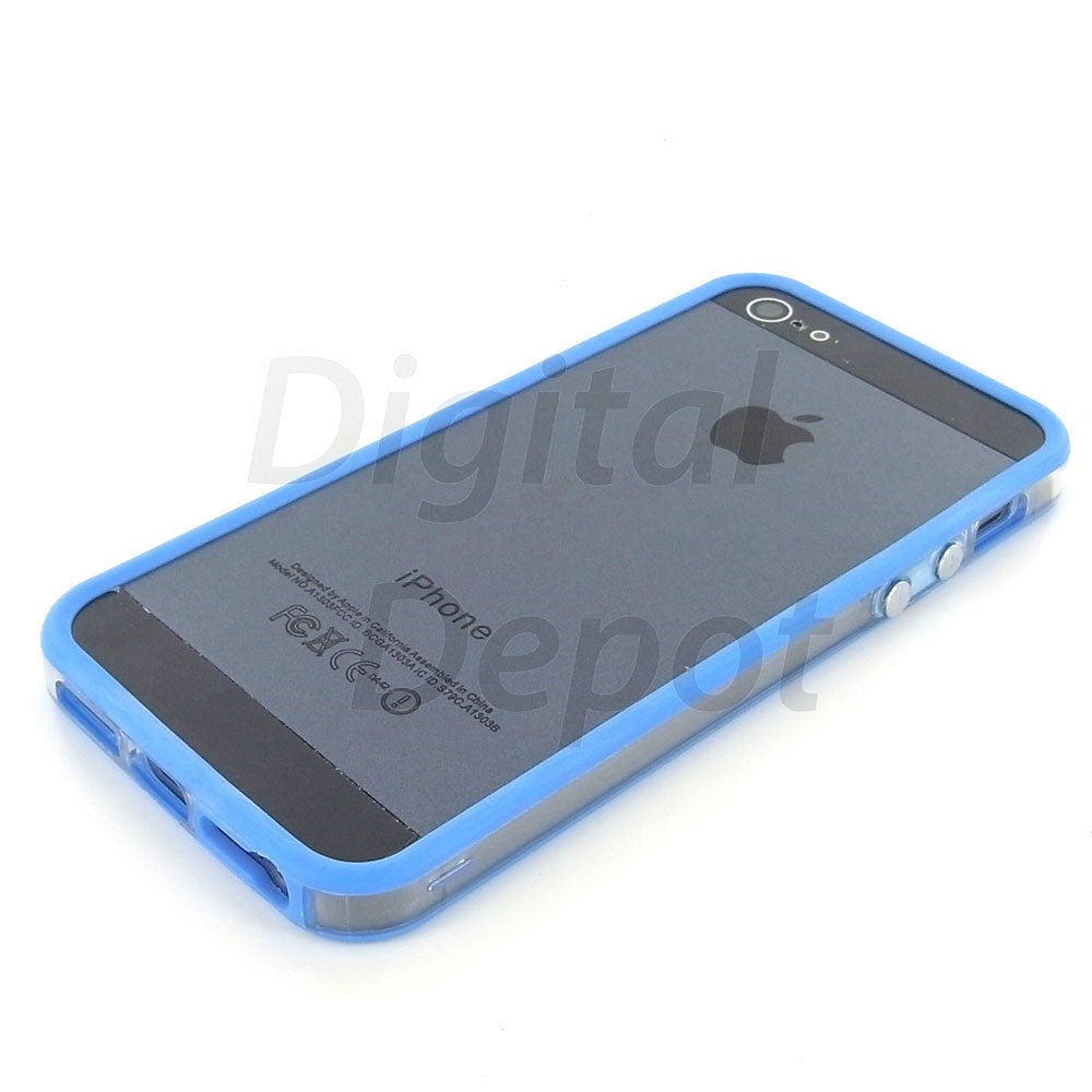 Hard Bumper Clear Case Cover for the Apple iPhone 5 5S SE