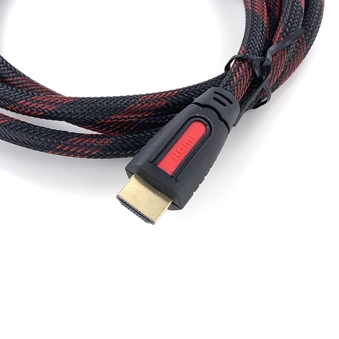 1.5m Premium Braided HDMI Cable Male to HDMI Cable with Easy Grip Plugs