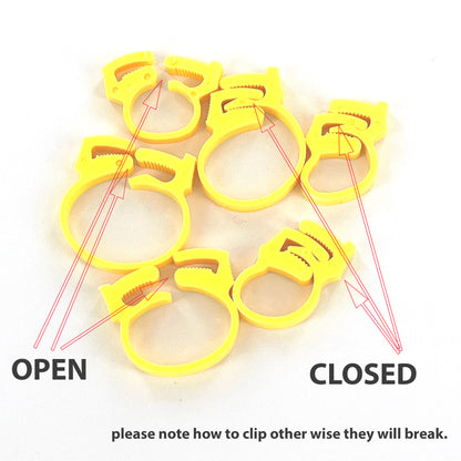 6pcs Cable Clips Tidy Cord Lead Organiser USB Charger Holder Drop