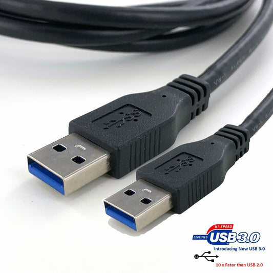 1.8m USB 3.0 Super Speed TYPE A Male to TYPE A Male Cable